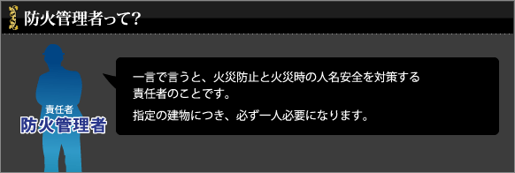防火管理者って？